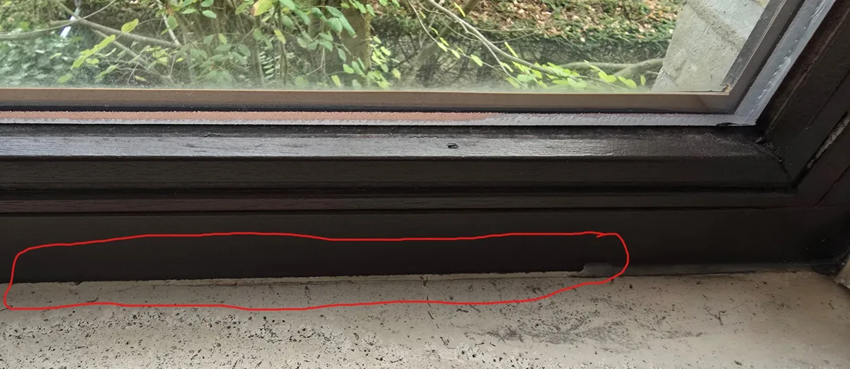 Rail et seuil de menuiserie