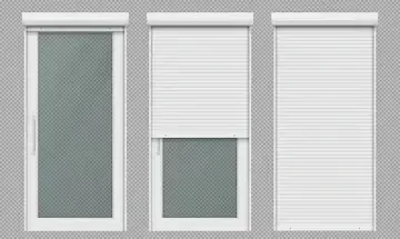 Volet et éléments de commande