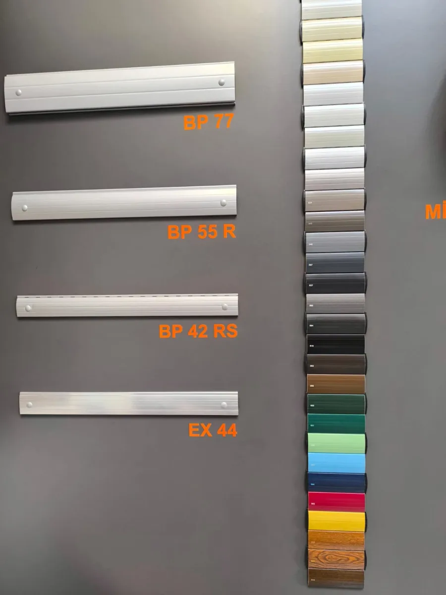 Volet et éléments de commande